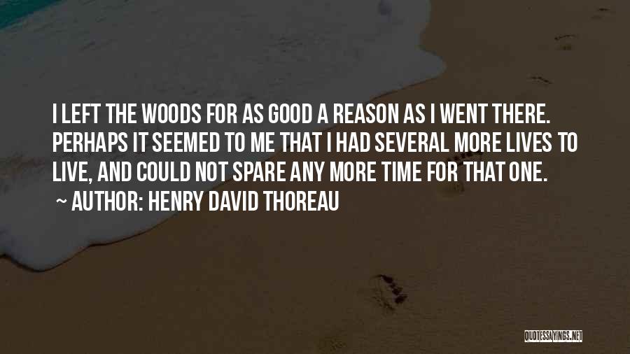 Spare Me Quotes By Henry David Thoreau