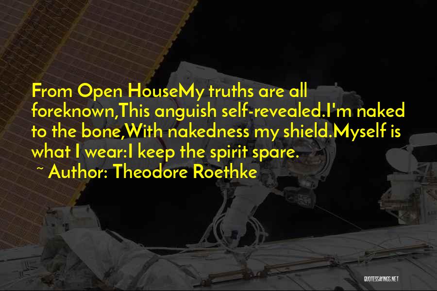 Spare Quotes By Theodore Roethke