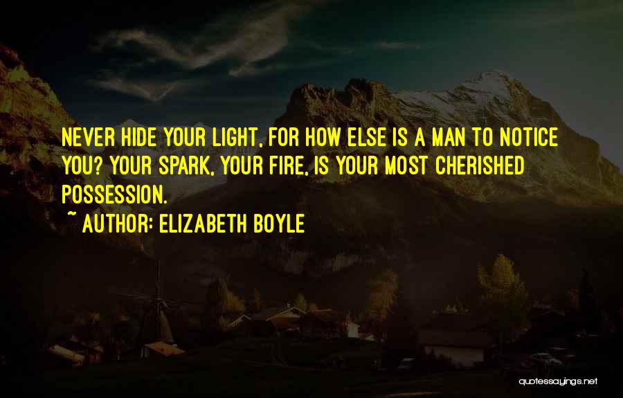 Spark A Fire Quotes By Elizabeth Boyle