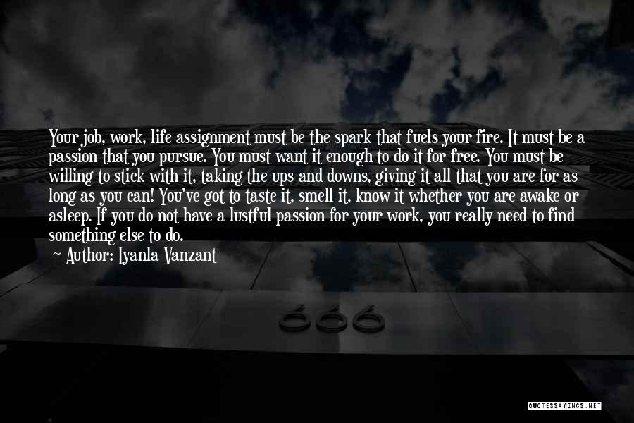 Spark A Fire Quotes By Iyanla Vanzant