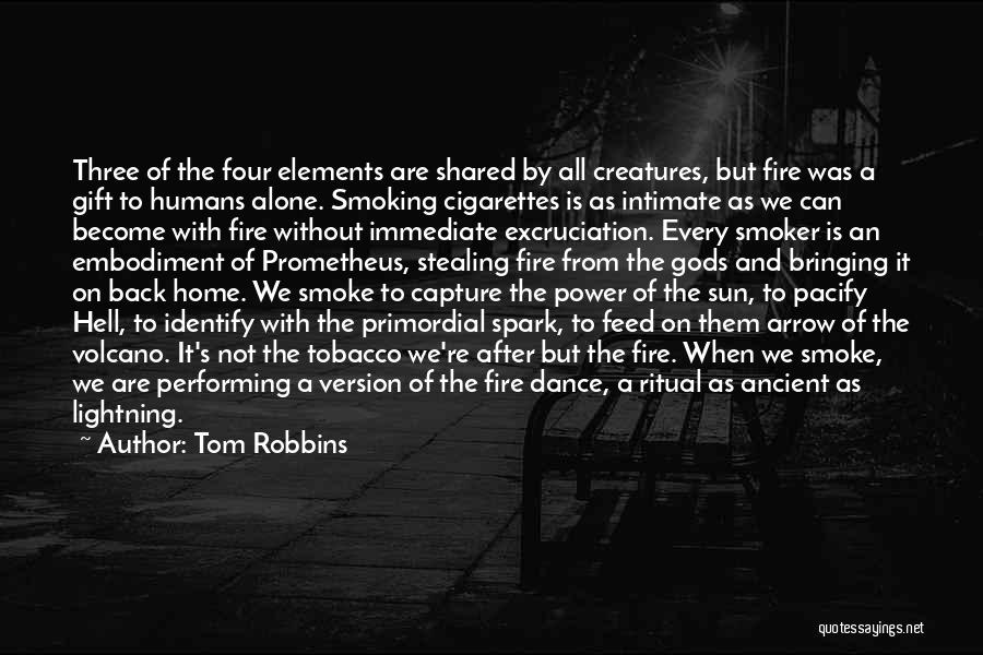 Spark A Fire Quotes By Tom Robbins