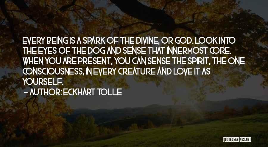 Spark In Love Quotes By Eckhart Tolle