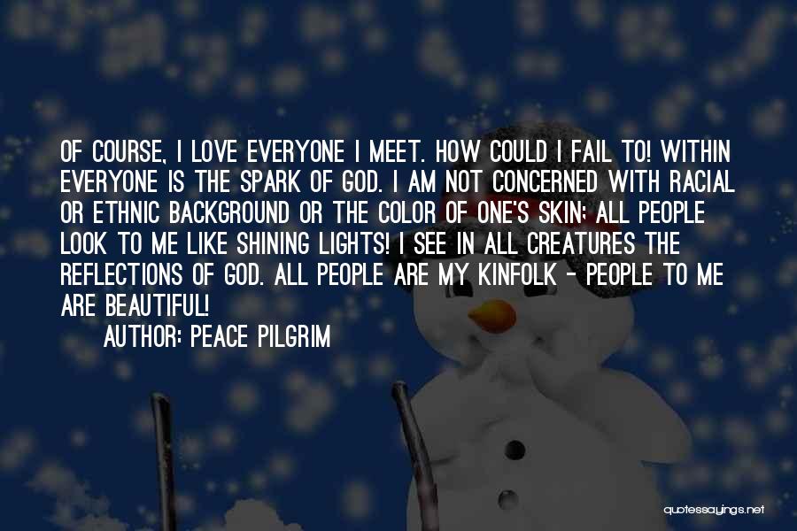 Spark In Love Quotes By Peace Pilgrim