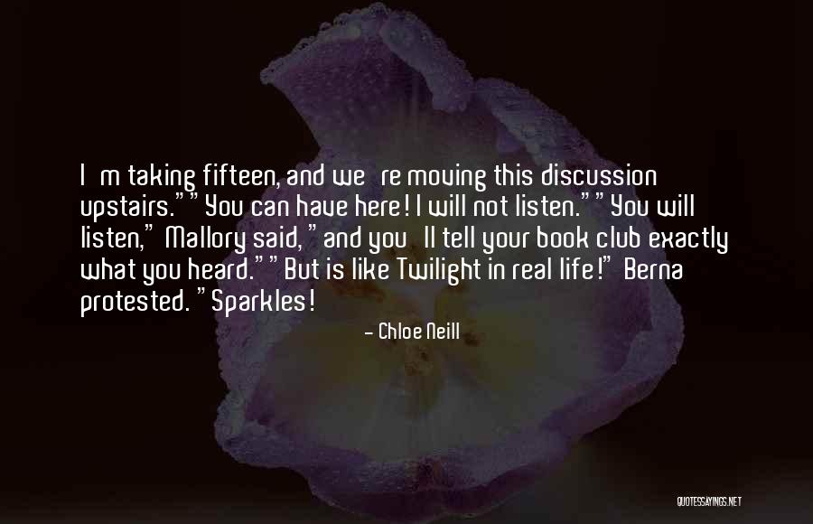 Sparkles Quotes By Chloe Neill