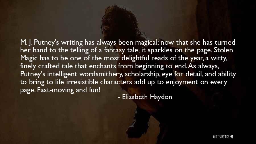 Sparkles Quotes By Elizabeth Haydon