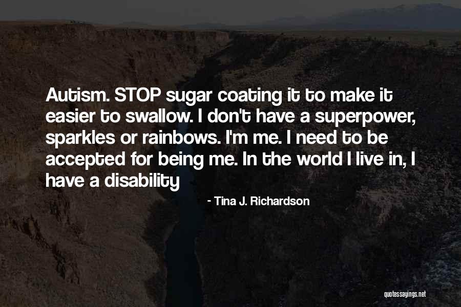Sparkles Quotes By Tina J. Richardson