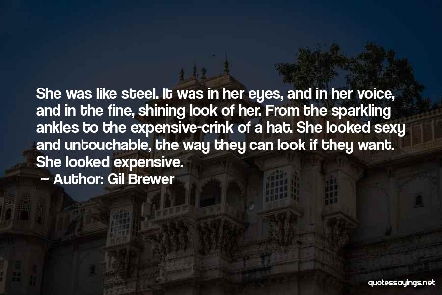 Sparkling Eyes Quotes By Gil Brewer