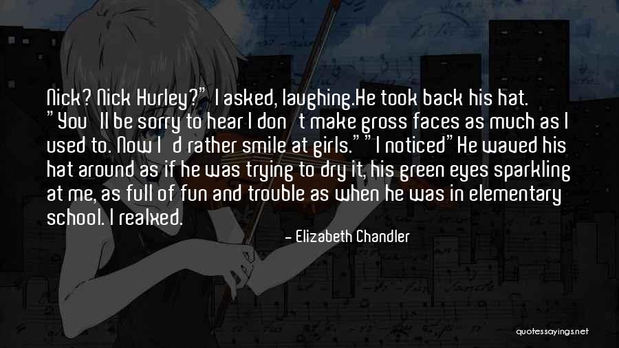 Sparkling Smile Quotes By Elizabeth Chandler