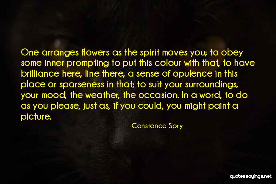 Sparseness Quotes By Constance Spry Sparseness Quotes By Constance Spry