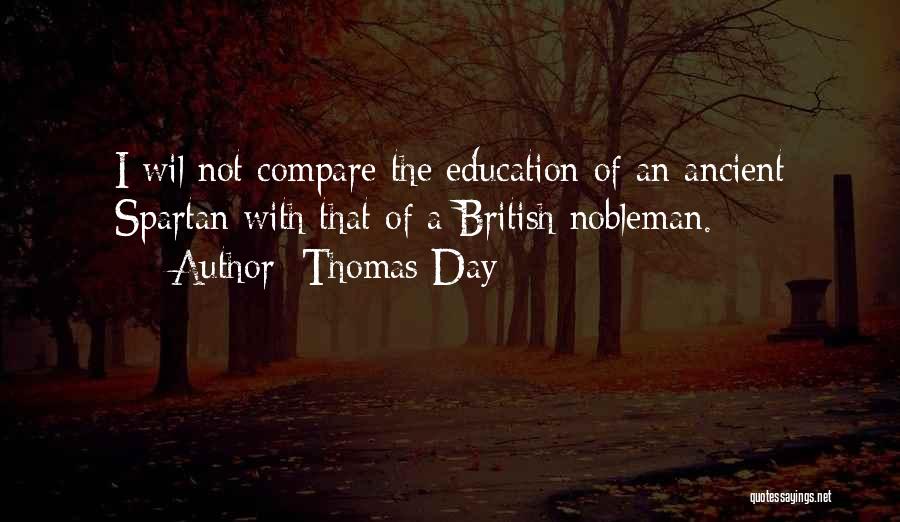 Spartan Education Quotes By Thomas Day