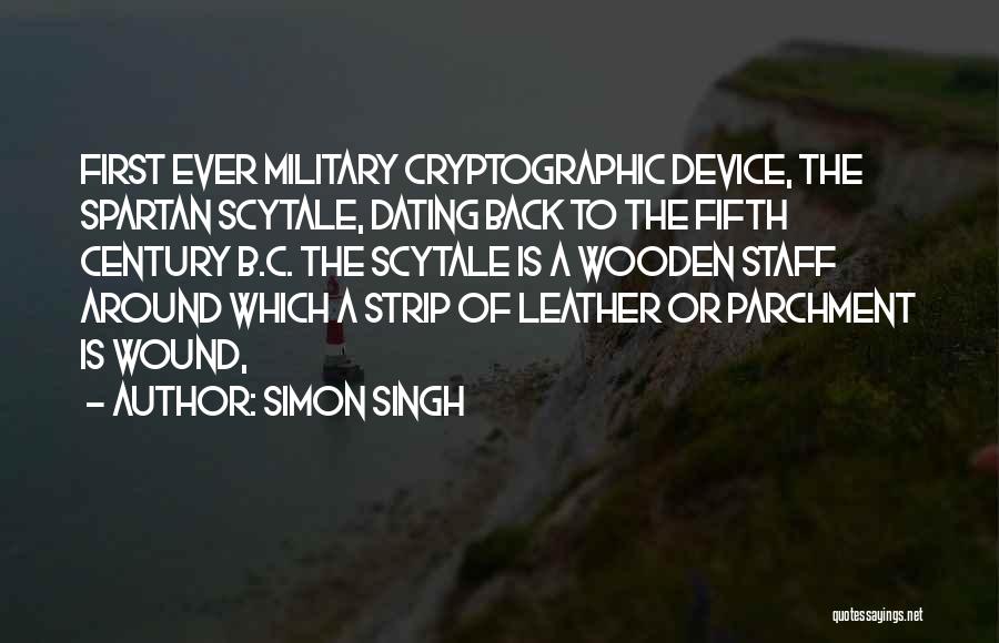 Spartan Quotes By Simon Singh