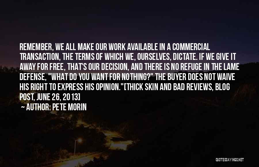 Spas Quotes By Pete Morin