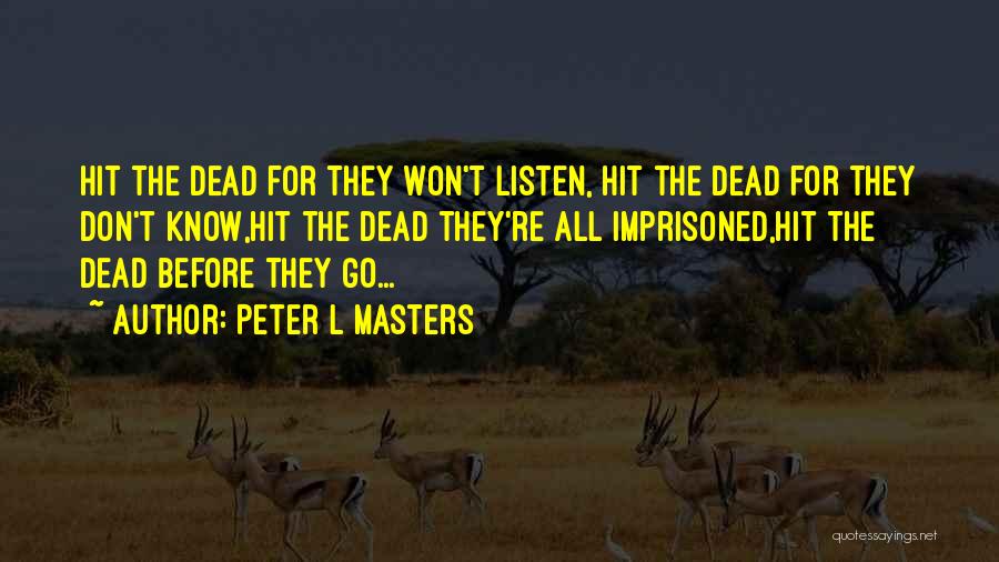 Spasmodic Quotes By Peter L Masters