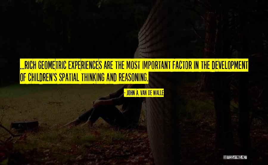 Spatial Quotes By John A. Van De Walle Spatial Quotes By John A. Van De Walle