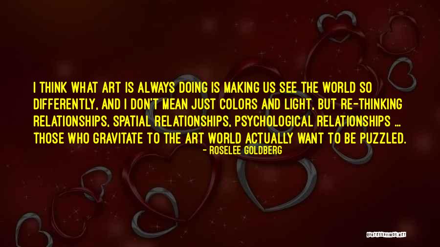 Spatial Quotes By Roselee Goldberg Spatial Quotes By Roselee Goldberg