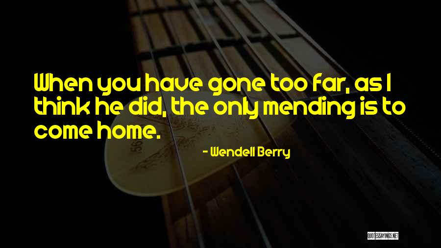 Spatterware Quotes By Wendell Berry