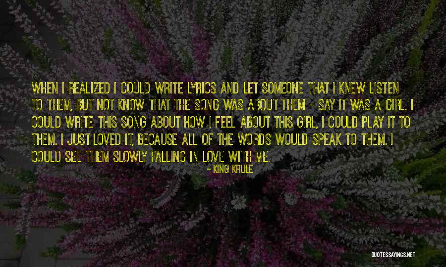 Speak Now Lyrics Quotes By King Krule