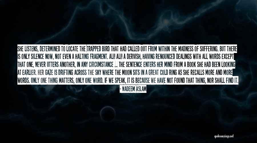 Speak Now Quotes By Nadeem Aslam Speak Now Quotes By Nadeem Aslam