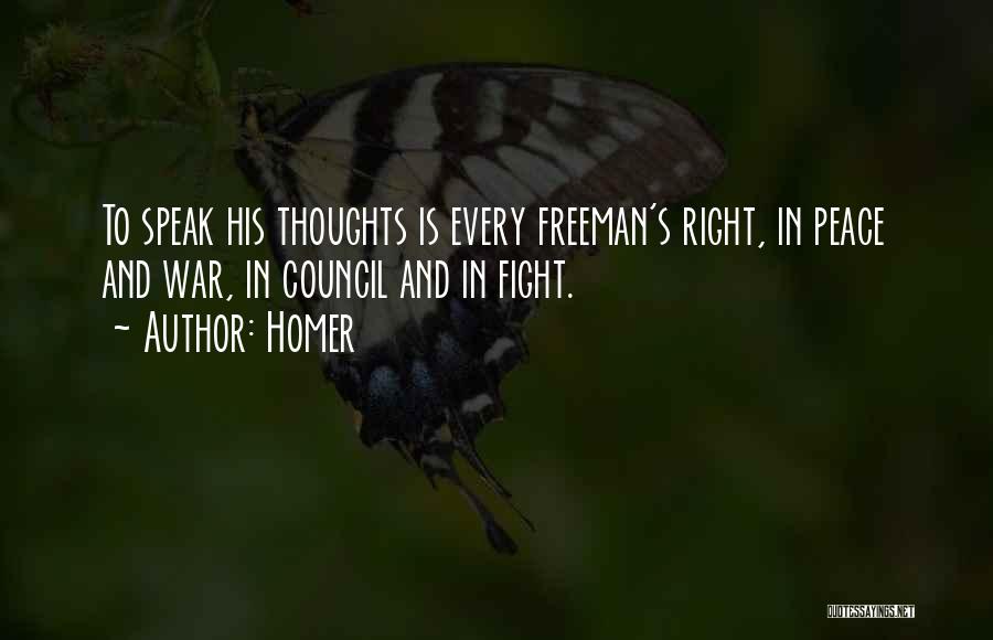 Speak Out Your Thoughts Quotes By Homer