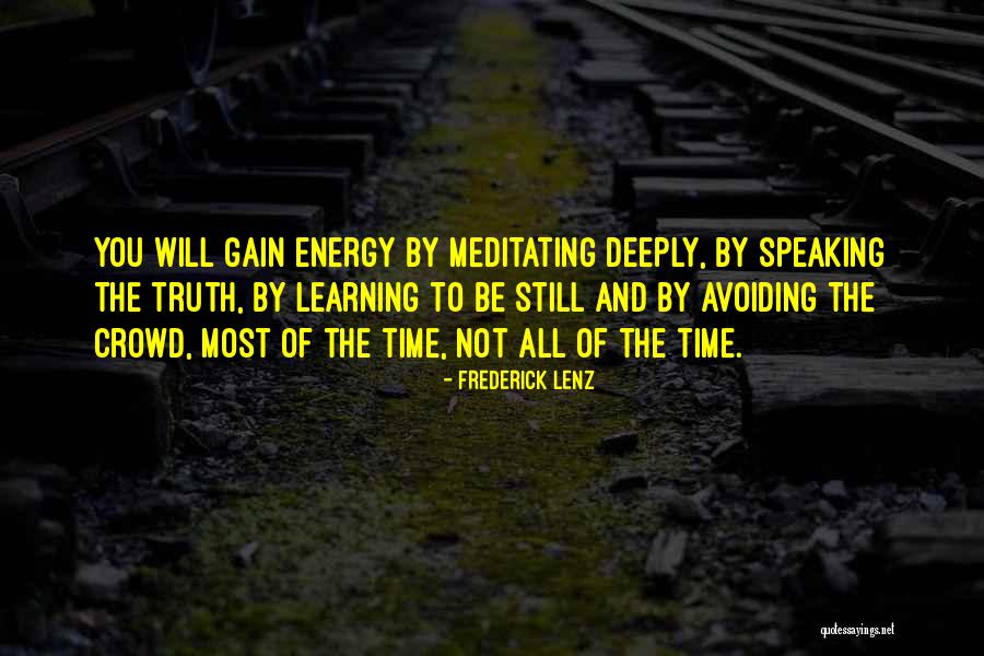 Speaking And Power Quotes By Frederick Lenz Speaking And Power Quotes By Frederick Lenz