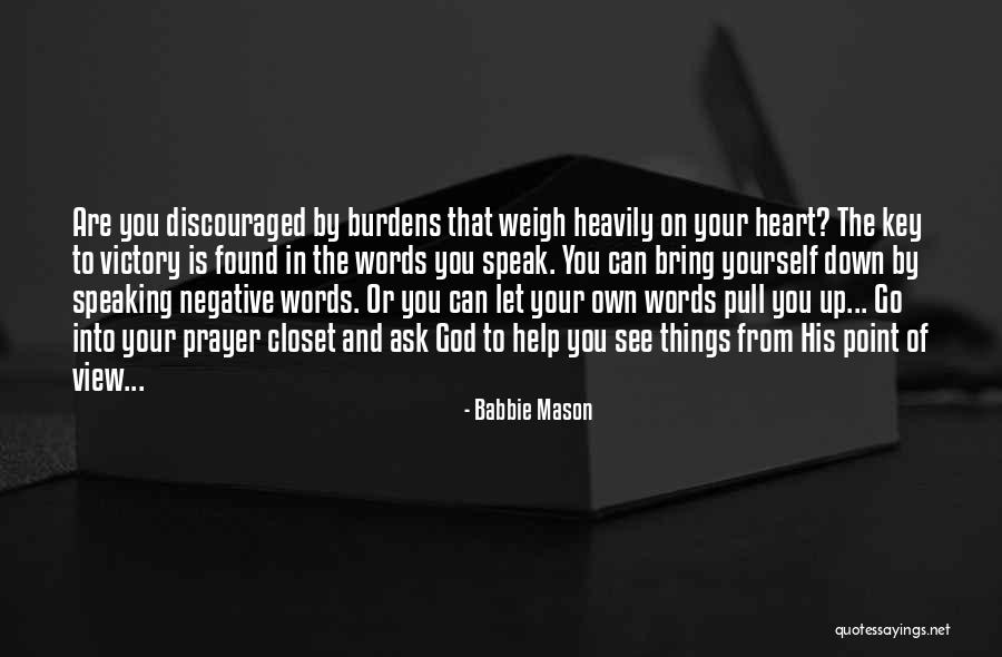 Speaking From The Heart Quotes By Babbie Mason