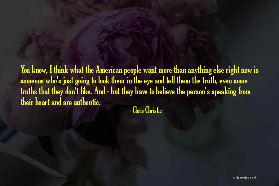 Speaking From The Heart Quotes By Chris Christie