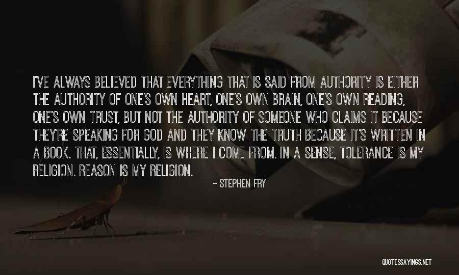 Speaking From The Heart Quotes By Stephen Fry