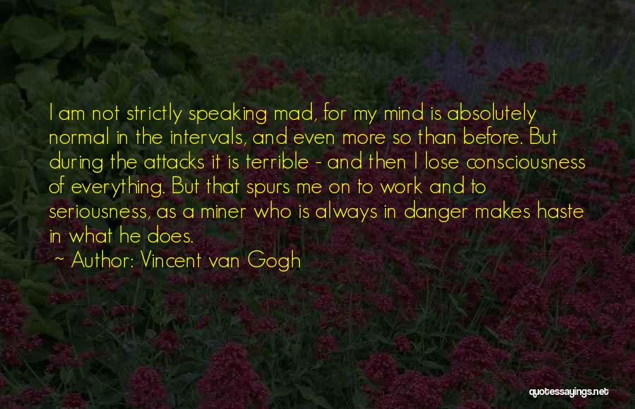 Speaking My Mind Quotes By Vincent Van Gogh