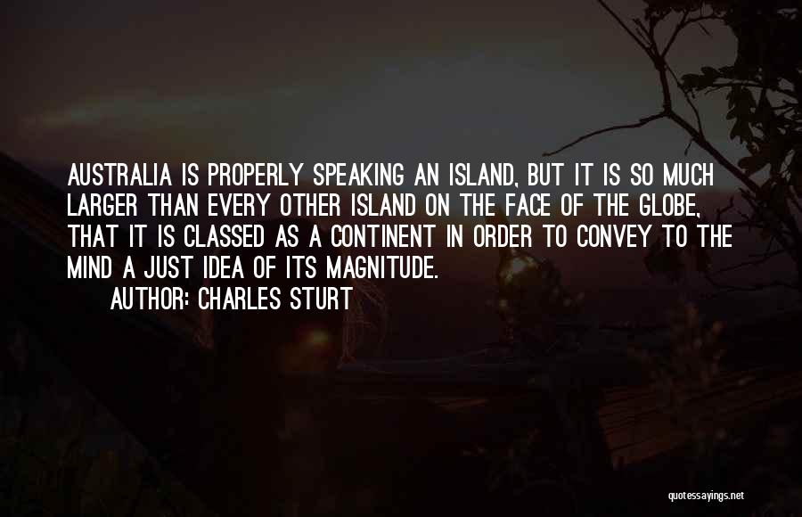 Speaking Properly Quotes By Charles Sturt