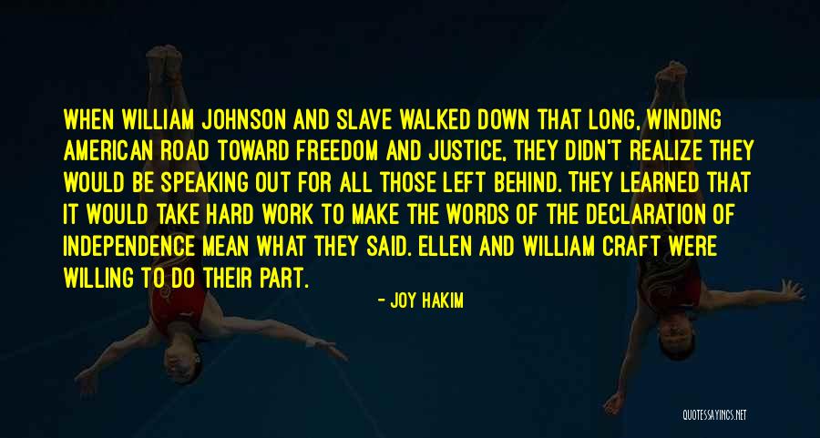 Speaking Words Quotes By Joy Hakim Speaking Words Quotes By Joy Hakim