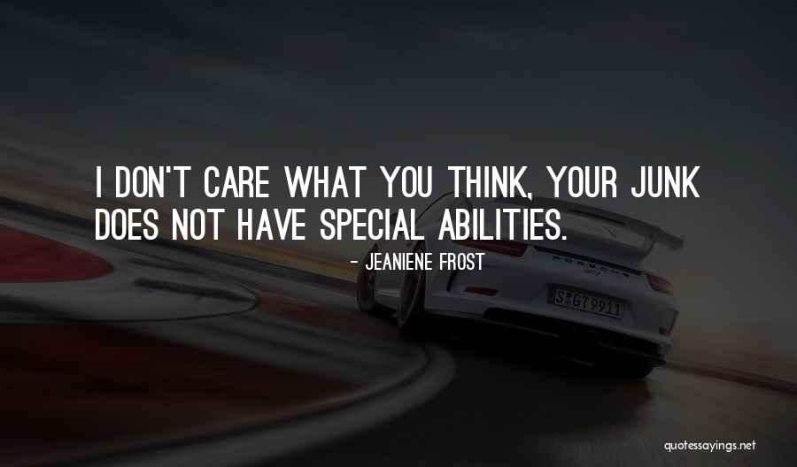 Special Abilities Quotes By Jeaniene Frost