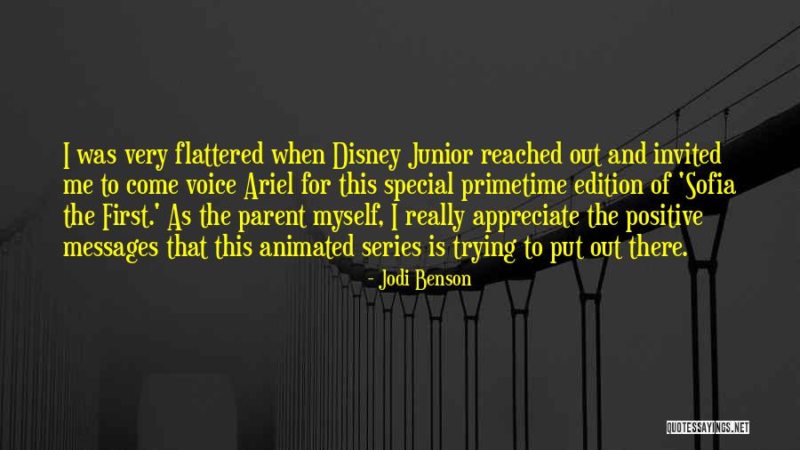 Special Edition Quotes By Jodi Benson