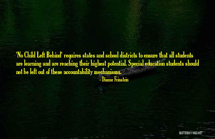 Special Education Learning Quotes By Dianne Feinstein