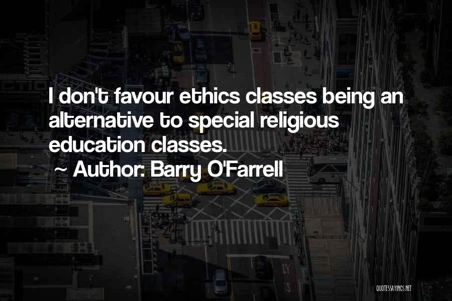 Special Education Quotes By Barry O'Farrell