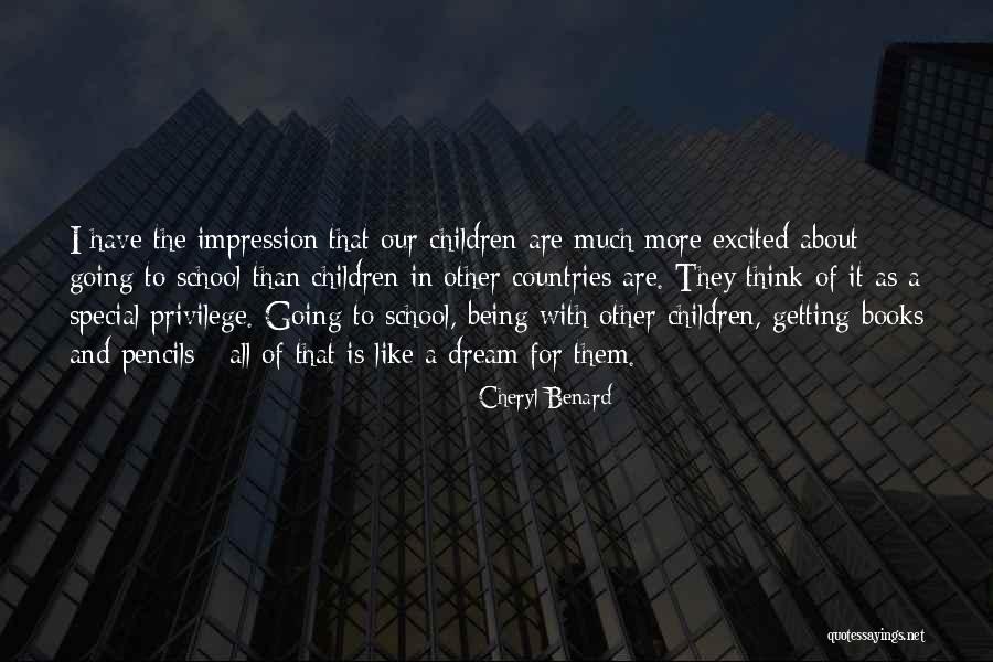 Special Education Quotes By Cheryl Benard