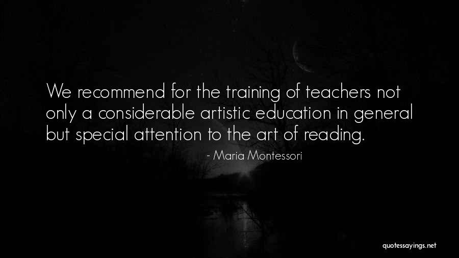 Special Education Quotes By Maria Montessori