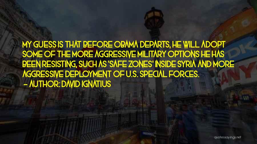 Special Forces Quotes By David Ignatius