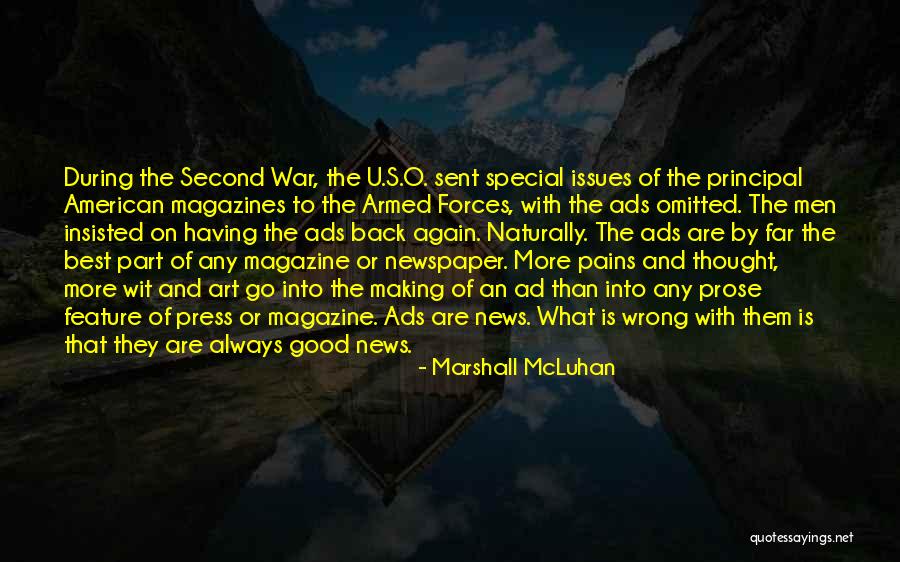 Special Forces Quotes By Marshall McLuhan