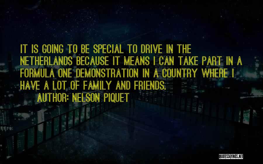 Special Friends Quotes By Nelson Piquet