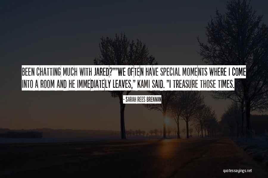 Special Moments Quotes By Sarah Rees Brennan Special Moments Quotes By Sarah Rees Brennan