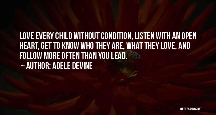 Special Needs Child Quotes By Adele Devine