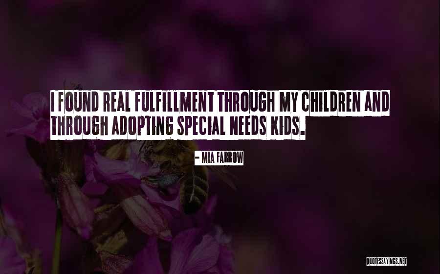 Special Needs Kids Quotes By Mia Farrow Special Needs Kids Quotes By Mia Farrow