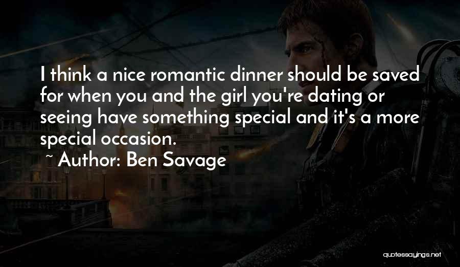 Special Occasion Quotes By Ben Savage