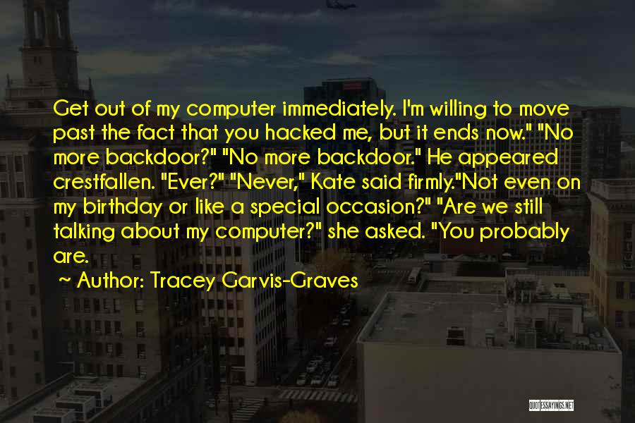 Special Occasion Quotes By Tracey Garvis-Graves