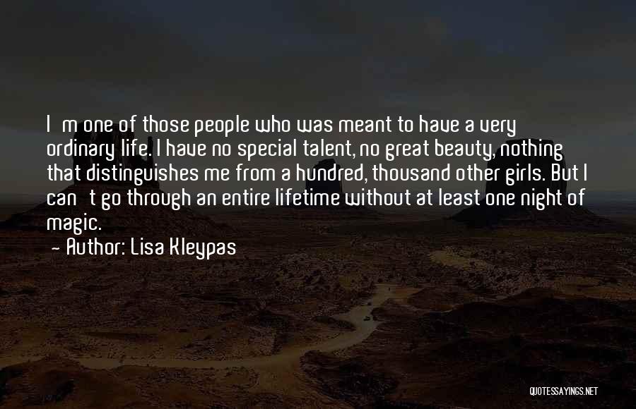 Special One Quotes By Lisa Kleypas