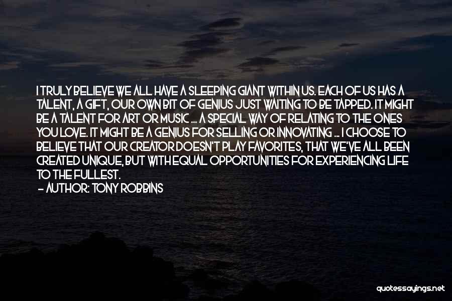 Special Ones Quotes By Tony Robbins