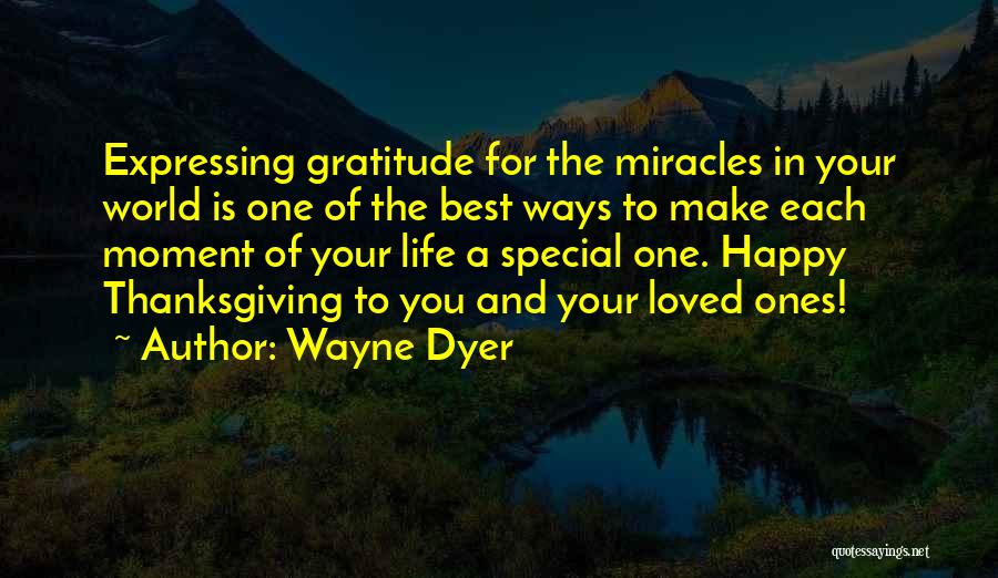 Special Ones Quotes By Wayne Dyer