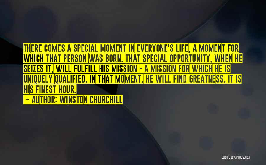 Special Person In Your Life Quotes By Winston Churchill