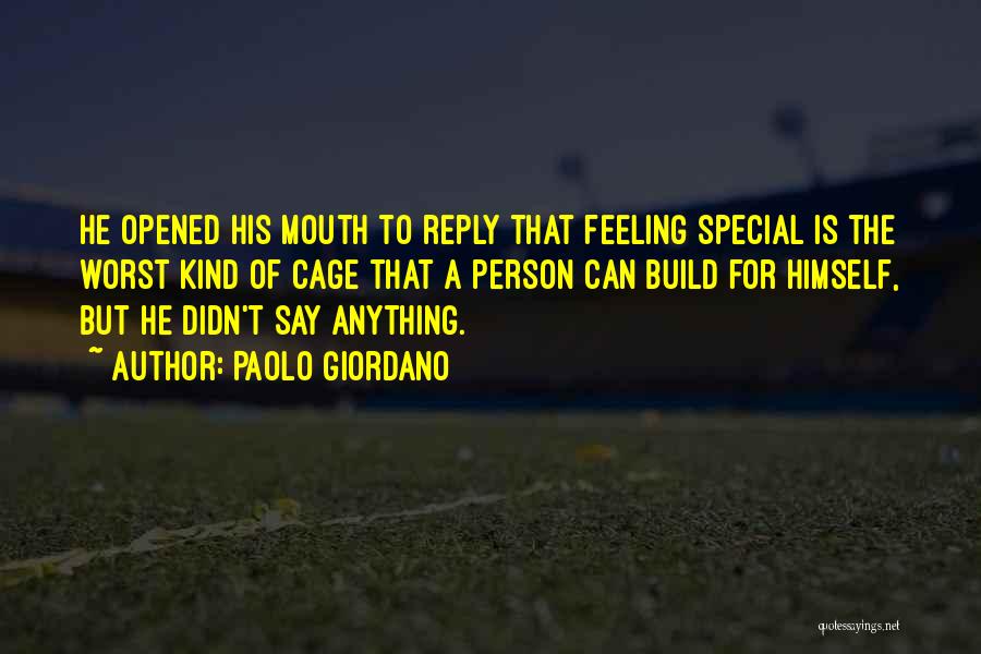 Special Person Quotes By Paolo Giordano