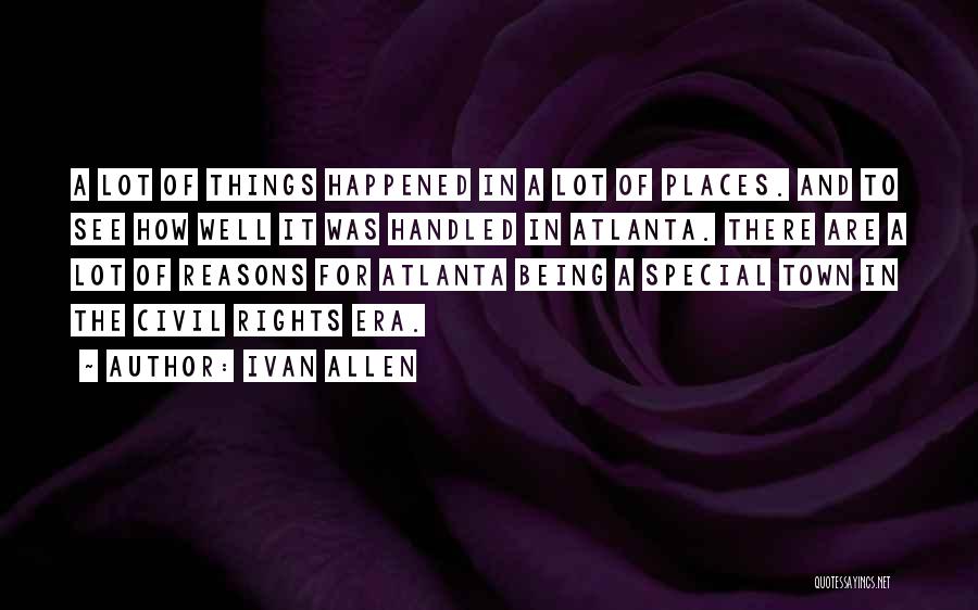 Special Places Quotes By Ivan Allen